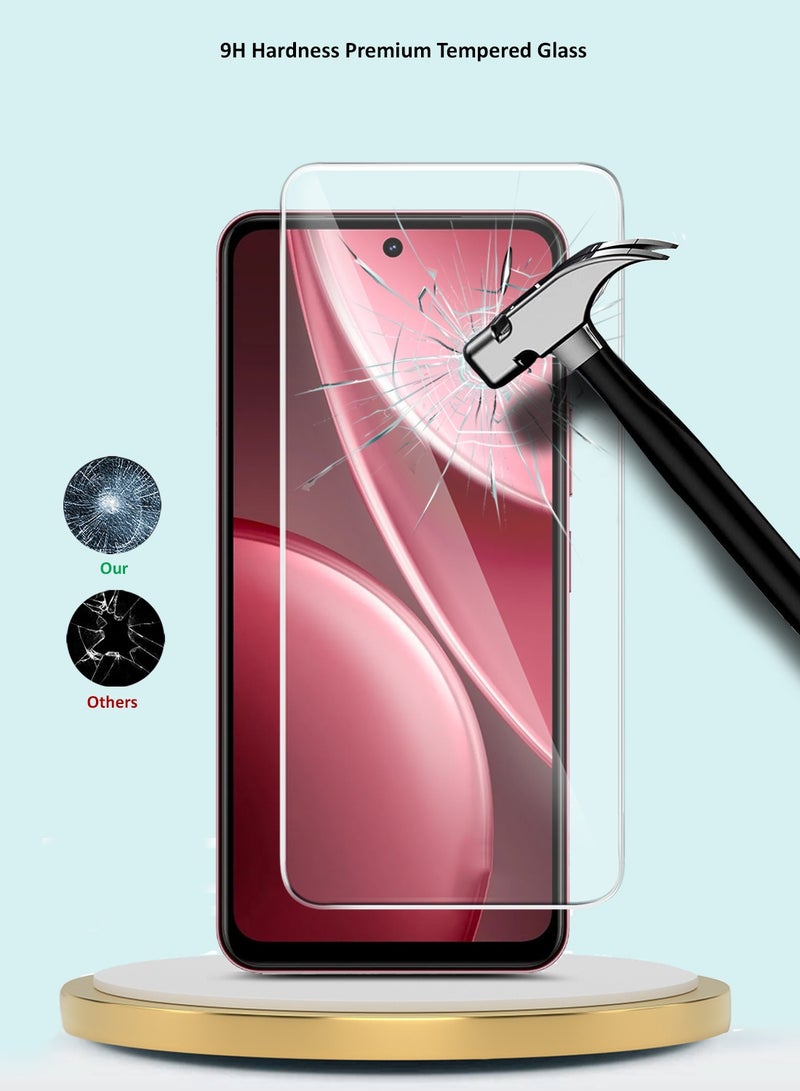 GMAX vivo Y31 / vivo Y31 Pro 5G 2025 GMAX Premium Series Curved Edges 9H 2.5D Tempered Glass Screen Protector - Clear - Image 4